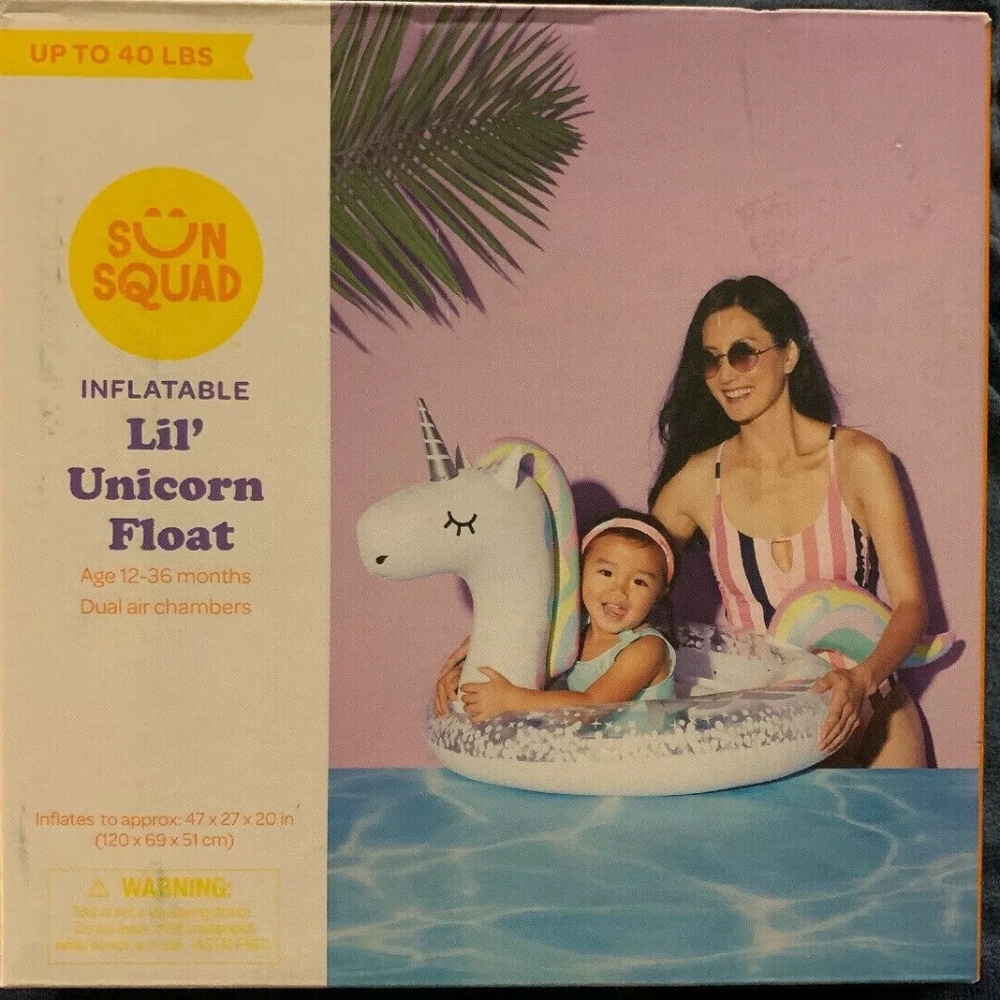 Sun Squad Kids' Unicorn Lil' Water Float 12-36 mos